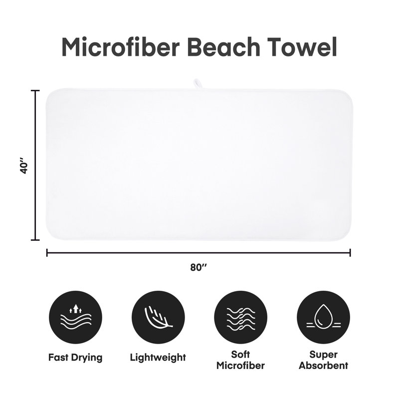Bath Sheet, White