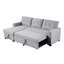 Canapé modulaire rembourré avec méridienne-446104687