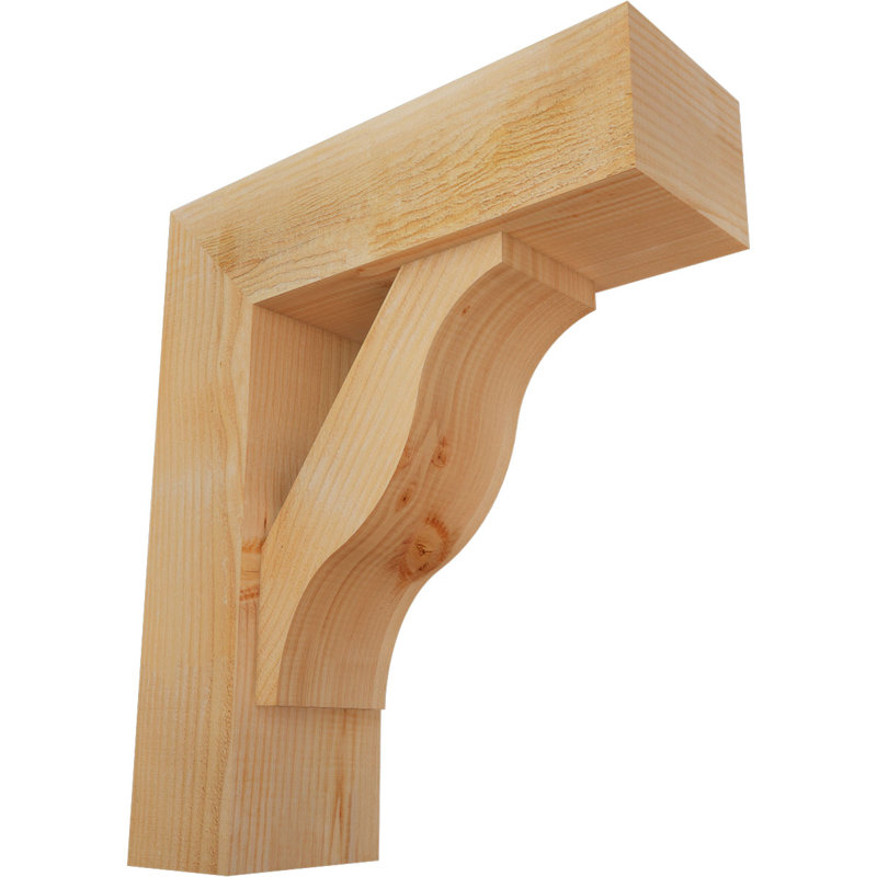Support Funston Block avec support décalé, 28 x 24, Sapin Douglas de l 8 po (scié brut)