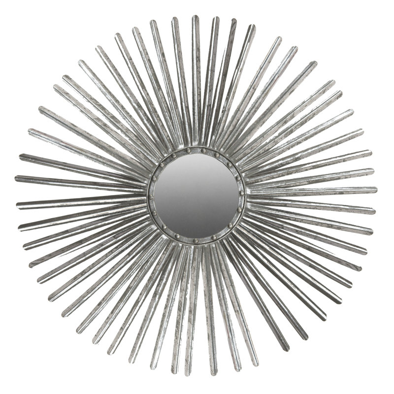 Miroir mural contemporain, Argent