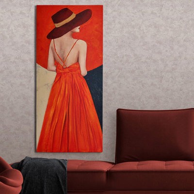 Elena - Wrapped Canvas Painting