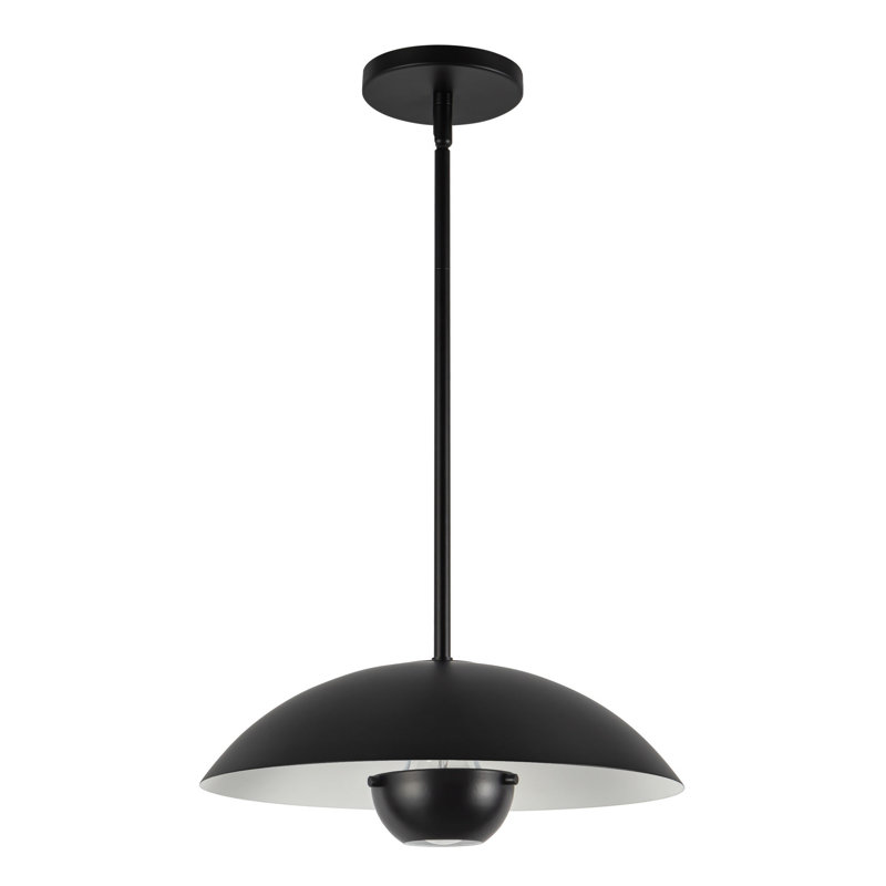 Umbra 14-in Black Pendant, Black, 14-in