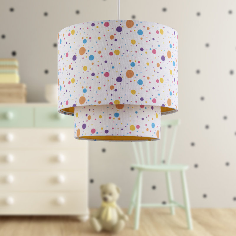 22 cm H Drum Fabric Lamp Shade