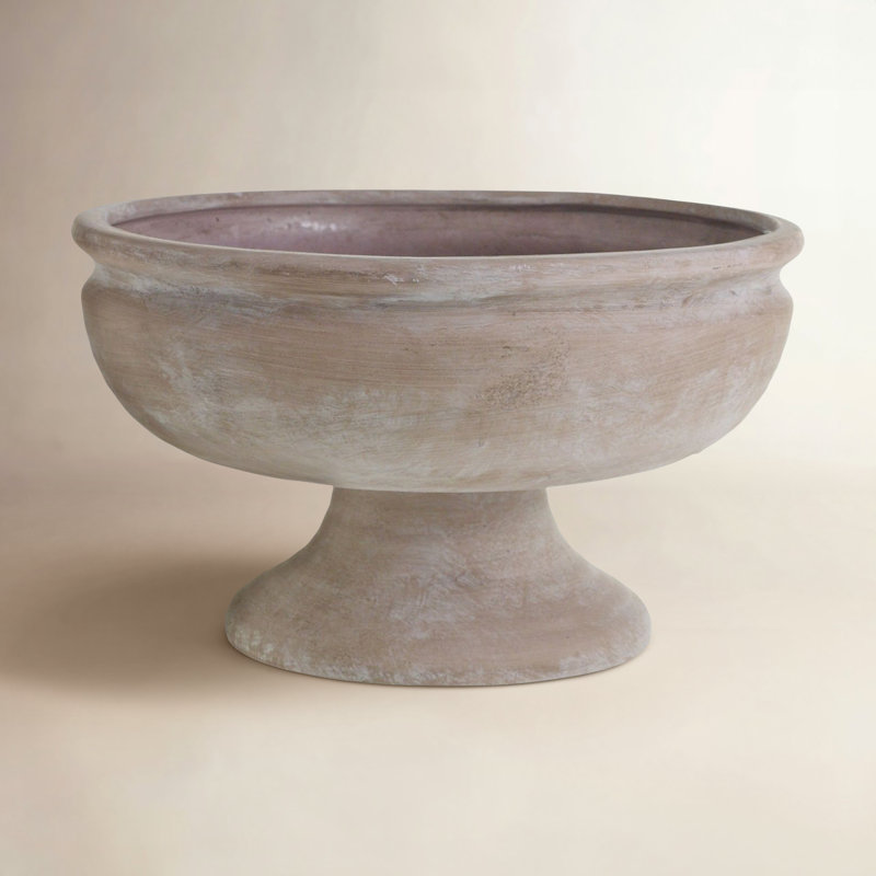 Pot à fleurs en céramique Hettie, H 7,25 po x l 12,25 po x P 12,25 po