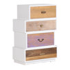 Weiße Holzkommode fürs Schlafzimmer