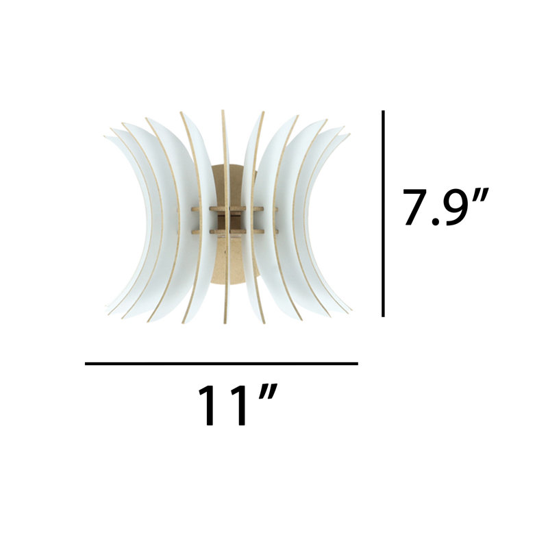 2 Pieces Wing Wall Lamp