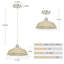 Verona 1 - Light Bronze Dome Pendant