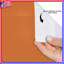 Rideaux de douche de couleur unie orange très longs-1572796589