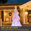 Arbre de Noël gonflable avec lumières DEL