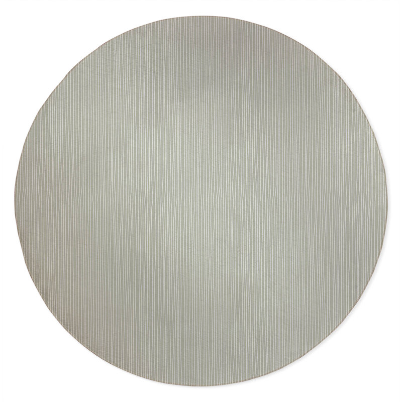 Eric Non-Slip Outdoor Rug, Round 5'