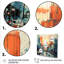 Paysage urbain d'Atlanta, coucher de soleil II - Art mural d'Atlanta-1009068239-1009068227