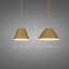 Luminaire suspendu Jaz à DEL pour utilisation intérieure / extérieure, abat-jour conique, sélectionnable par 5 téléviseurs, intensité variable-1781253896-1781253899