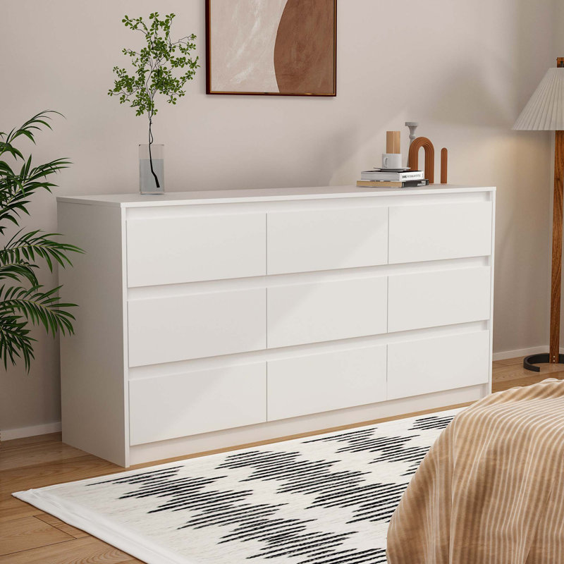 dresser and chester drawers Heartwood Shaker 4-Drawer Dresser