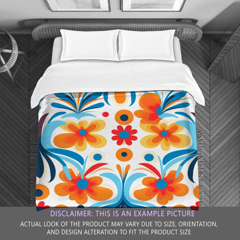 Polyester Floral Comforter, Queen Comforter