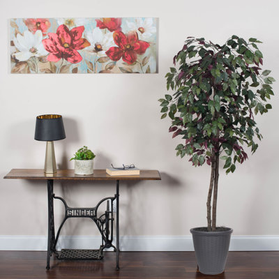 Arbre artificiel 72 po dans un panier