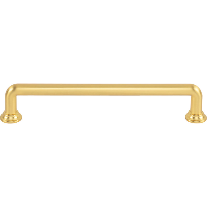 Davis Bar / Handle Pull, 6 27/100", Brushed Gold