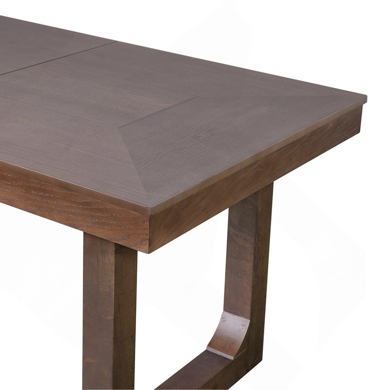 Ensemble de table de salle à manger extensible 7 pièces, table de ferme avec rallonge 18 ", table de cuisine rustique en bois 78" et chaises rembourrées 6 pièces, ensemble de table de salle à manger extensible pour salle à manger