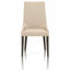 Chaise d'appoint rembourrée en cuir Aurora-56434050-56434047