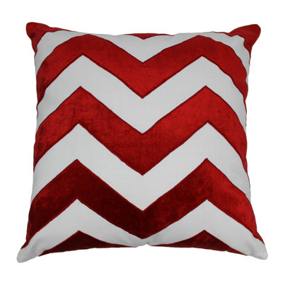 Coussin en coton Indian Chevron