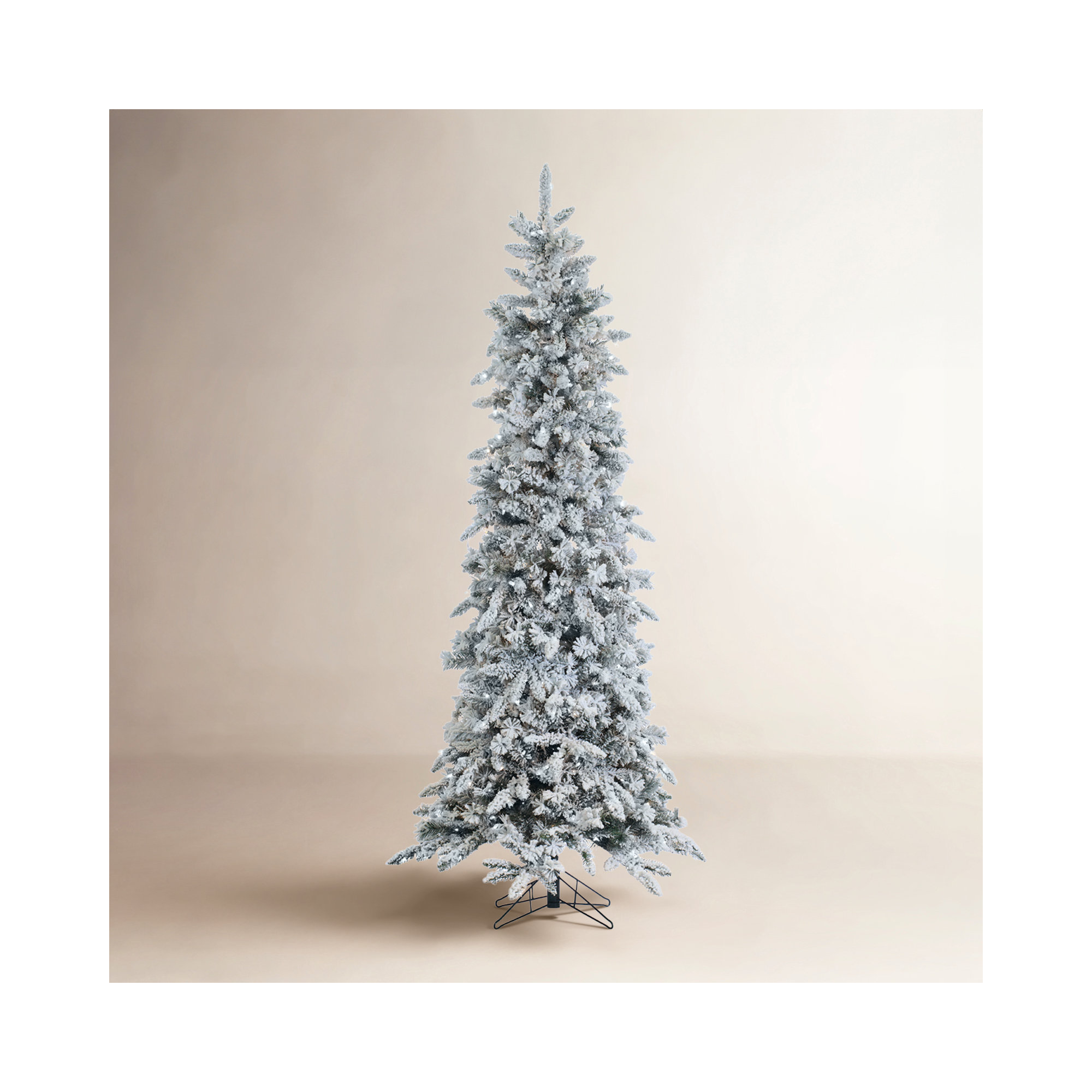 90' Lighted Artificial Pine Christmas Tree