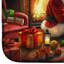 Tapis de vaisselle Yorkshire Terrier Yorkie and Santa Claus