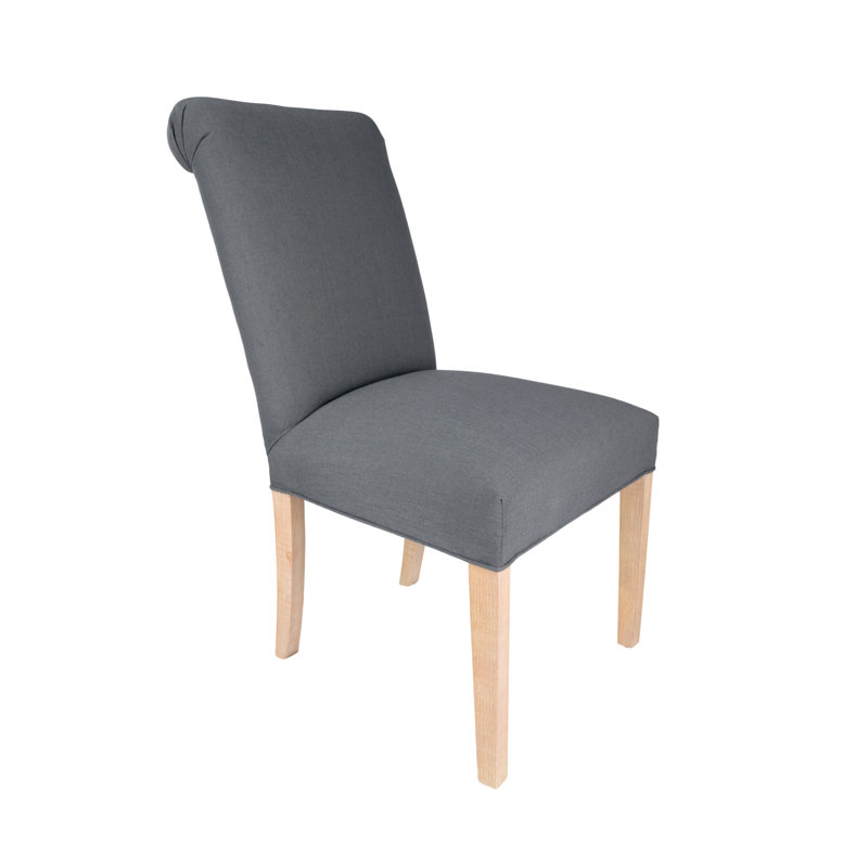 Chaise rembourrée, Gris anthracite