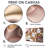 Subtle Sophistication In Exquisite Pink And Gold X - Pink Modern Wall Art 4 Pieces-1166661912-1166661919