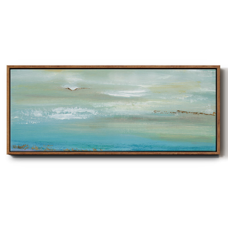 Distant Horizon- Framed Canvas, 8" H x 20" W