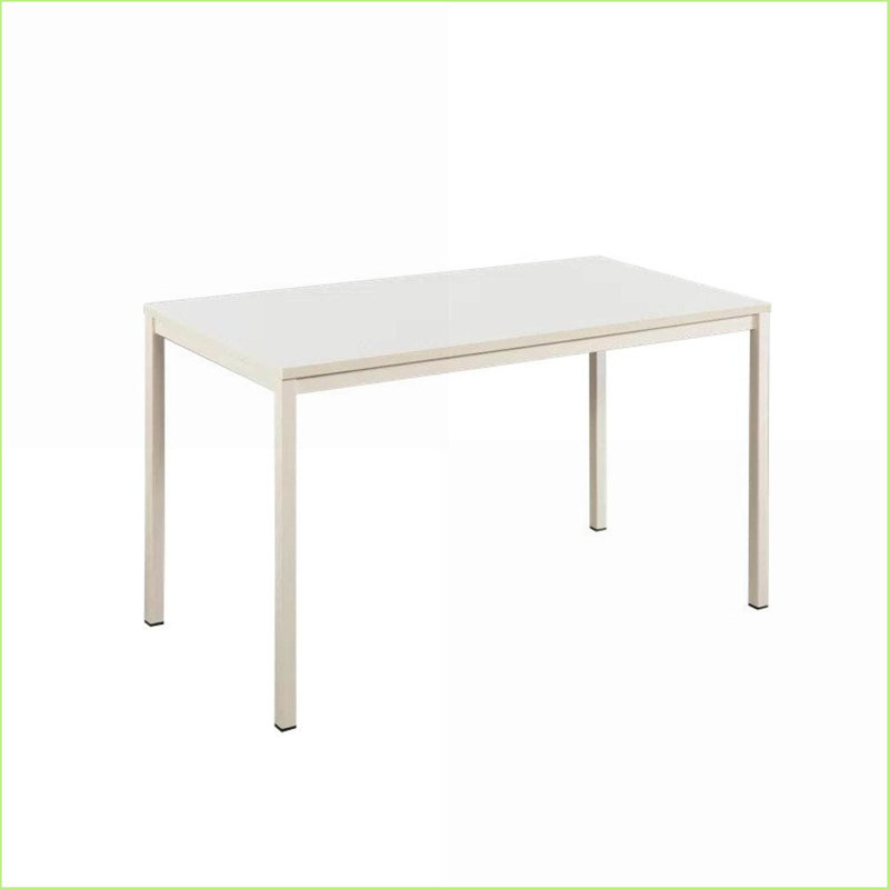 Bureaux, bois contemporain & amp; Bureau d'ordinateur en métal - eau / chaleur & amp; Résistant aux taches et aux rayures | Ivoire | Tableau écologique E0