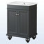 Meuble-lavabo élégant avec tablette réglable-105205767