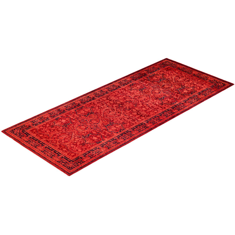 Overyed One-of-a-Kind Runner 3'1" X 7'7" Hand Knotted Area Rug