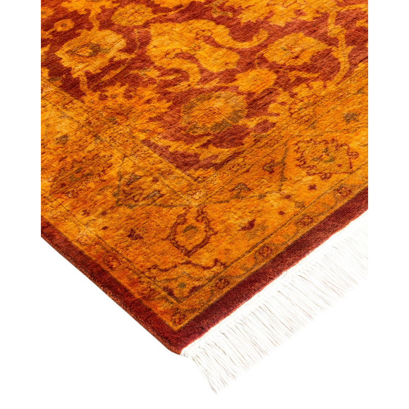Fine Vibrance One-of-a-Kind 3' 2" x 5' 1" Hand Knotted Area Rug