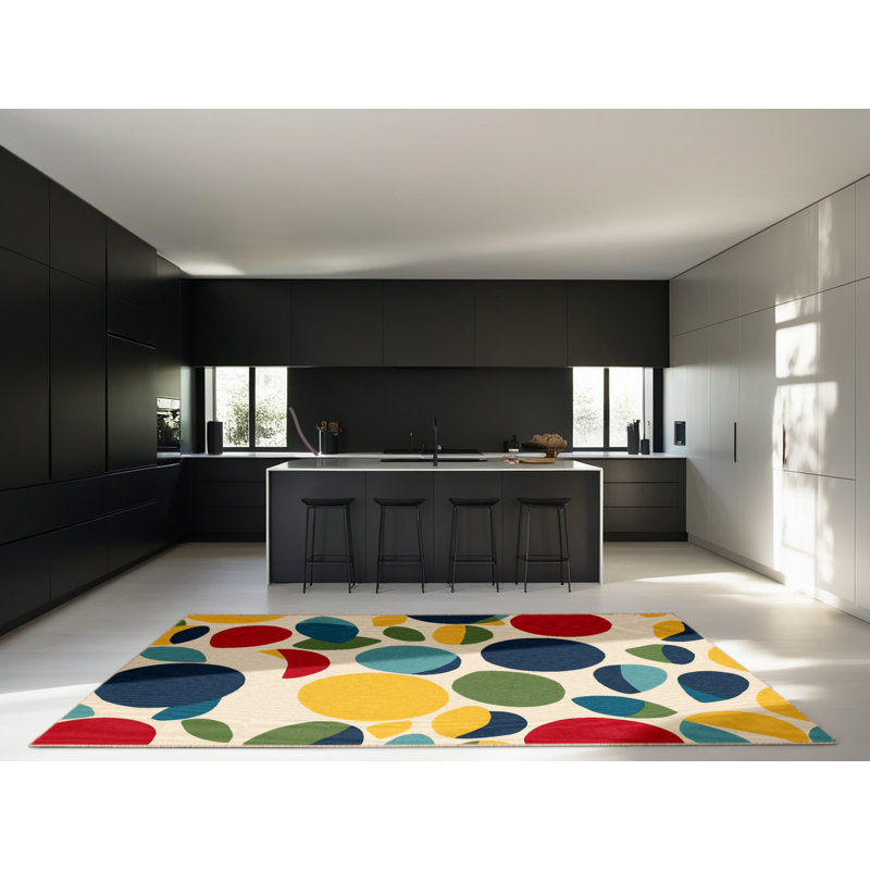 Tapis élégant Trail, Carré 5 pi