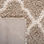 Tapis ivoire / beige à motif géométrique Alonnah-1036207319