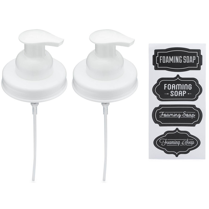 Couvercle de distributeur de savon Mason, Blanc