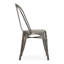 Chaise d’appoint empilable en acier