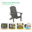 Chaise Adirondack en plastique Berni-2143186676