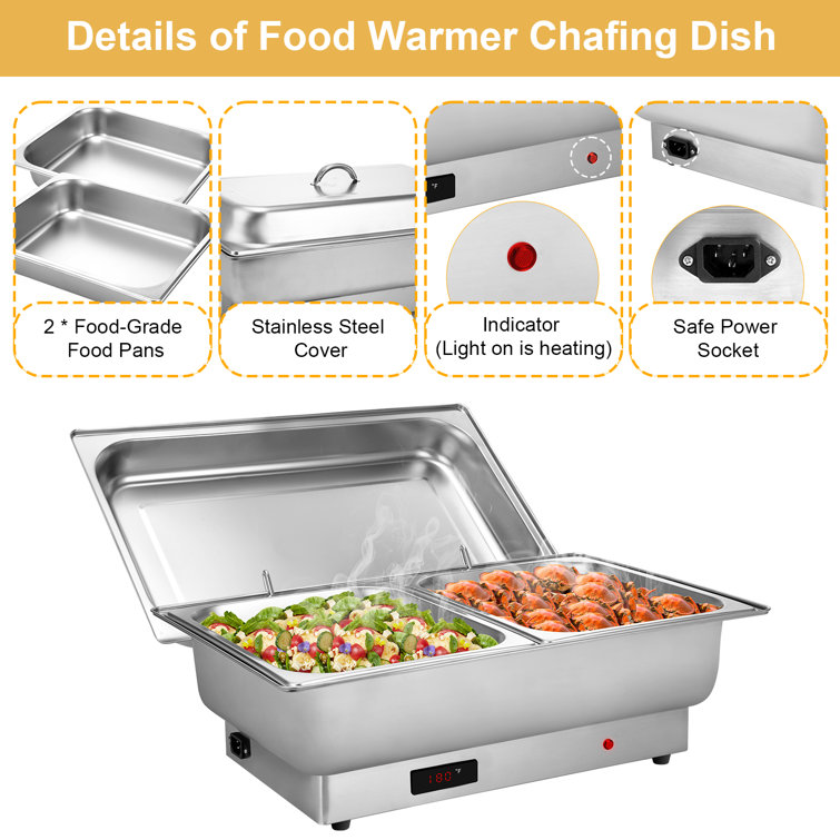 Electric Buffet Food Warmers Commercial Heat Food Countertop