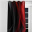 Abstrait contemplatif rouge et noir - rideau occultant avec œillets Modern Waves-1435825792-1436353902