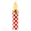 Cozy Christmas Illuminated Red Check Melting Candle-1469941261-1469687280