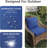 Outdoor Seat Cushion Set 24 x 24 x 4 Inch, Waterproof & Fade Resistant Patio Furniture Cushions
