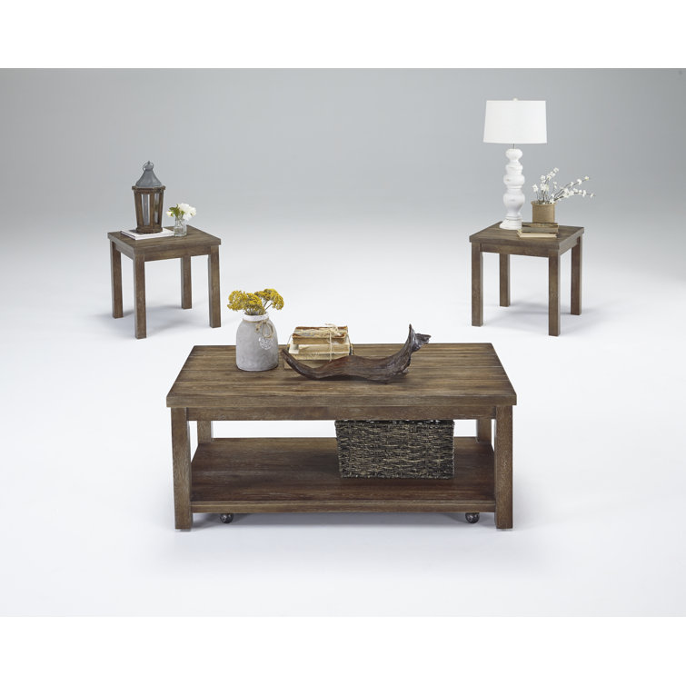 Pritchett 3 Piece Coffee Table Set