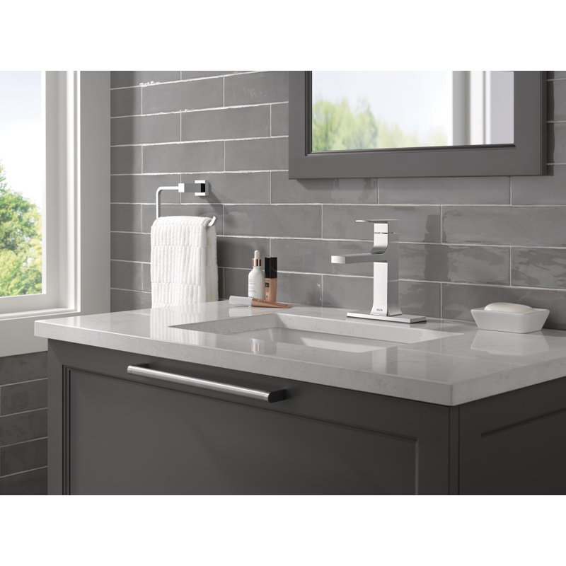 Anneau à serviette delta pour robinet de salle de bain Delta, anneau mural en chrome pour salle de bain Delta, Chrome
