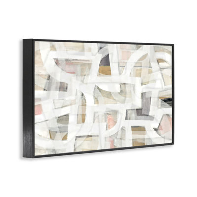 Giclée encadrée par abstraction douce, conception par Hannah Dawson