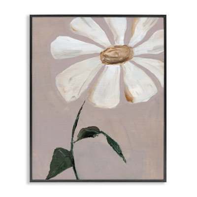  «Simple Daisy Sprig», art de la giclée encadrée par Nikita Jariwala