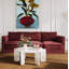 Clairah Willow Berry Red Modular Sofa-103896181