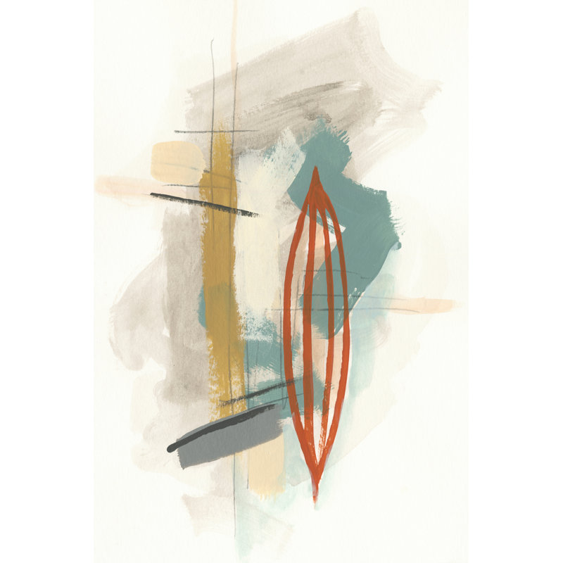 Elements I by June Erica Vess - Wrapped Canvas Painting, 46cm H x 30cm W x 3.8cm D