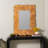 Palm Rattan Rectangle Mirror