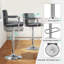 Height Adjustable Swivel Bar Stool -2110365959-2147436989