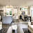 Modern Globe Chandelier 5 Light Mid Century White Milk Glass Chandeliers Gold Pendant Light Fixtures-117726856-116831560-111980037